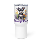 Schnauzer Mama Travel mug with a handle
