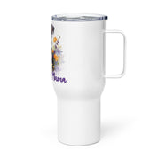Schnauzer Mama Travel mug with a handle