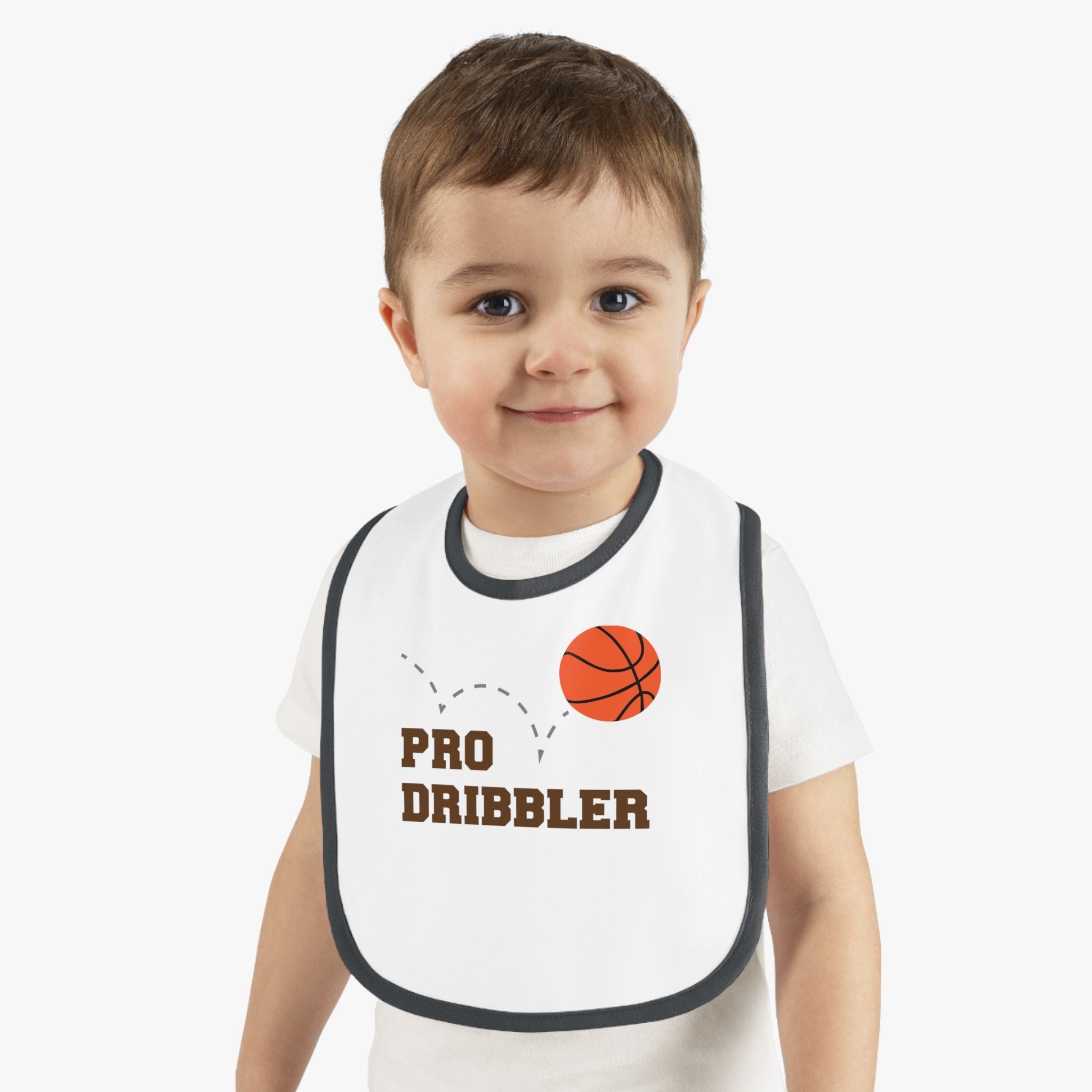 Pro Dribbler Baby Contrast Trim Jersey Bib