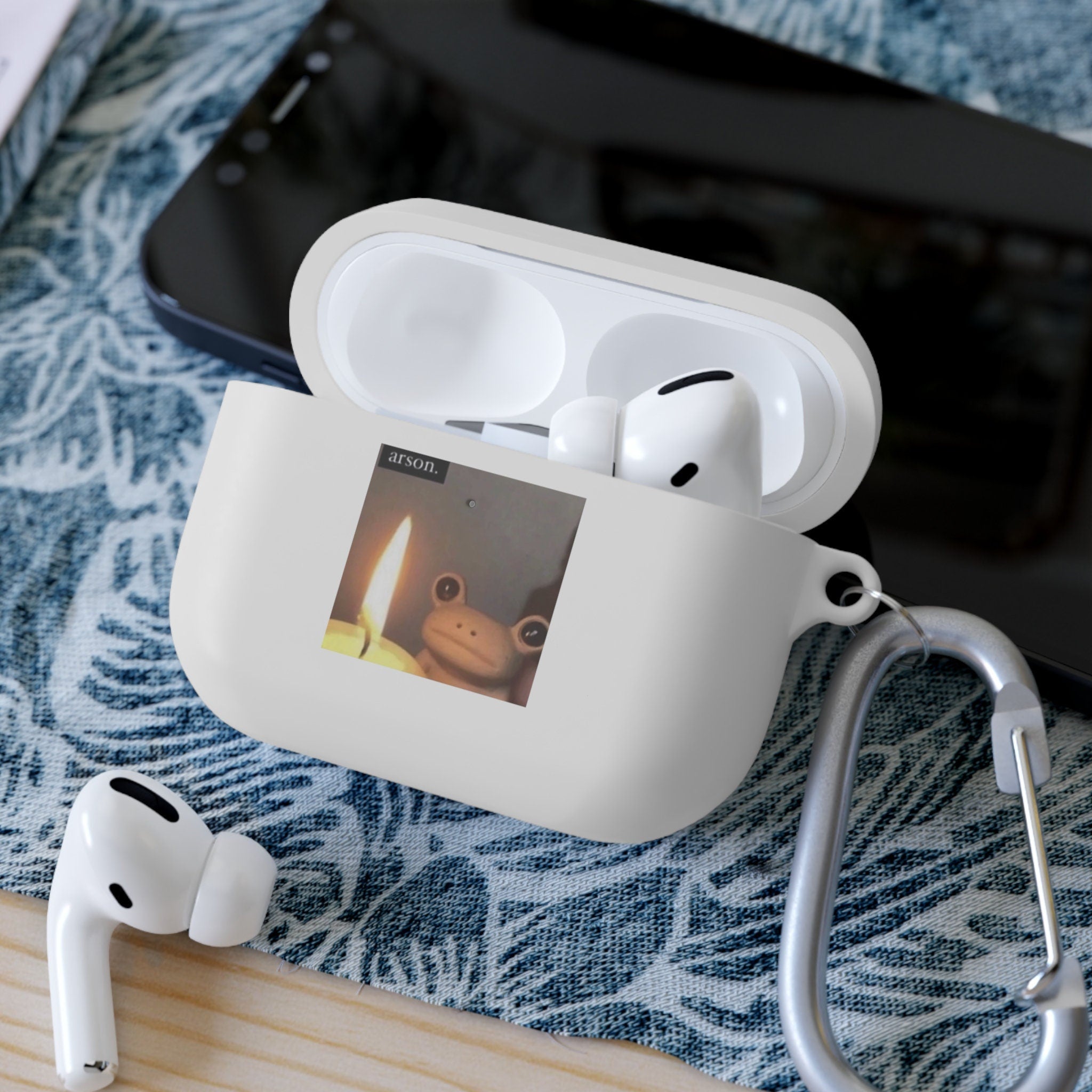 Funny Meme Frog Compatible with AirPods and AirPods Pro Case Cover