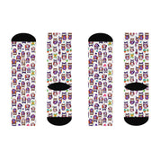 Cute Owl Cushioned Crew Socks
