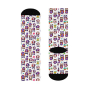 Cute Owl Cushioned Crew Socks