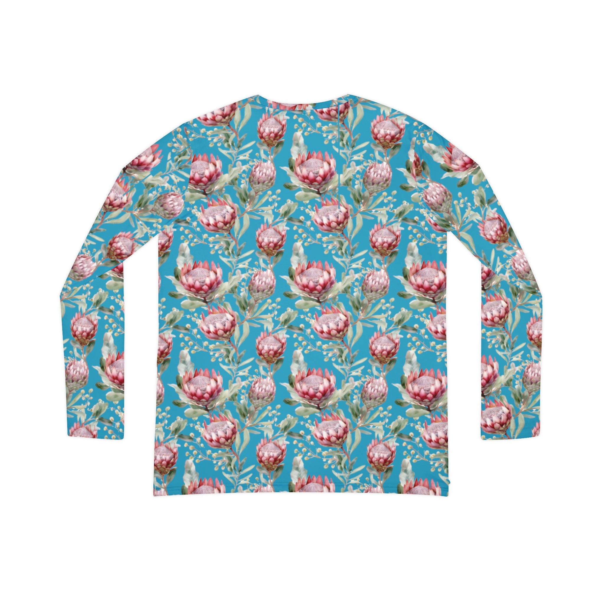 Beautiful Floral Women's Long Sleeve V-neck Shirt (AOP)