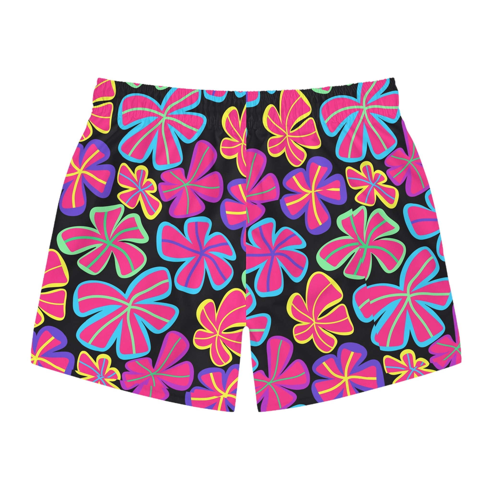 Fun Colorful Tropical Men's Swim Trunks (AOP)