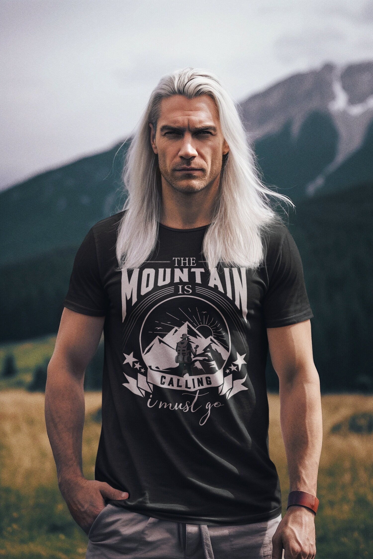 The Mountain is Calling Softstyle T-Shirt