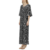 Beautiful Dolman Sleeve Belted Wide Leg Jumpsuit