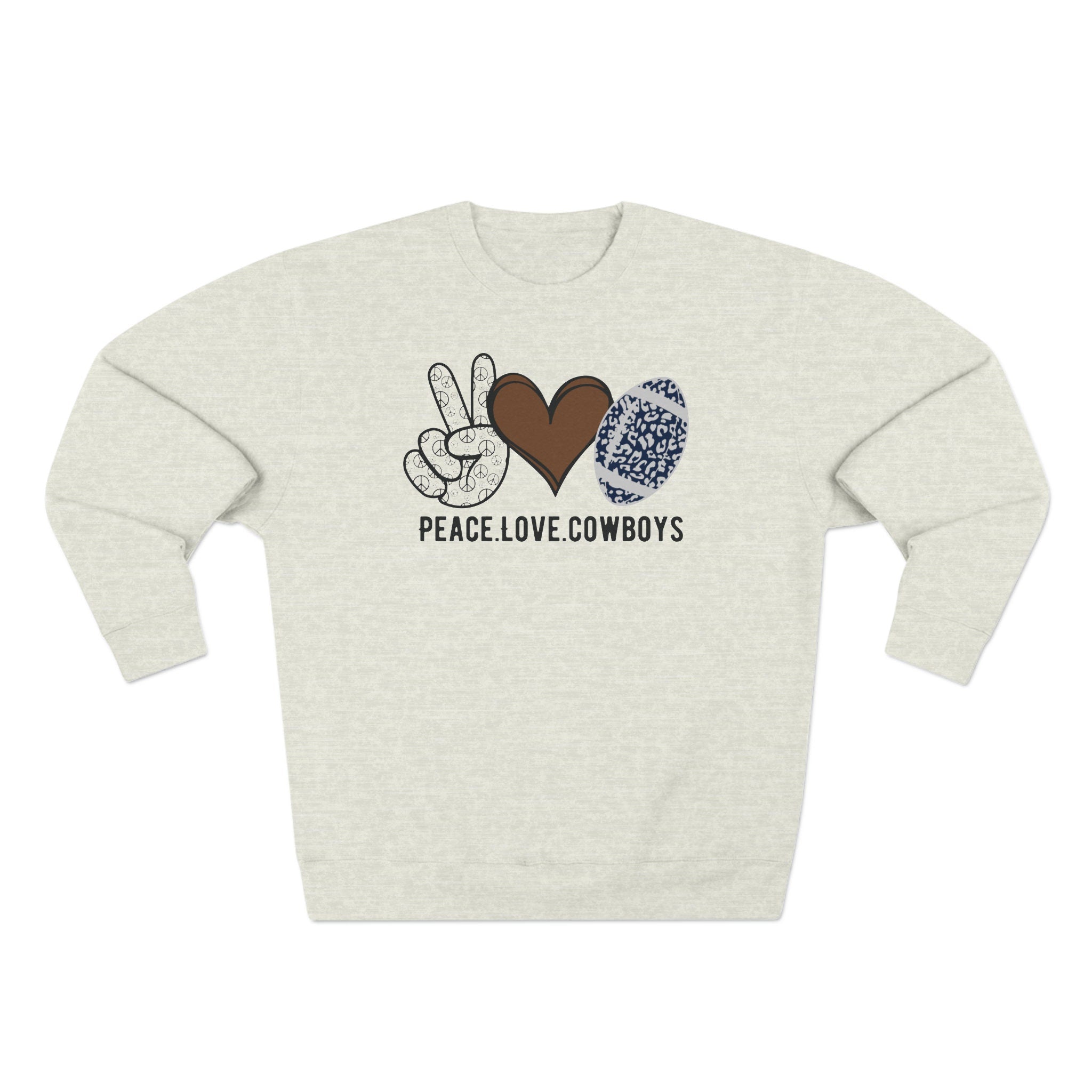 Cowboys Unisex Premium Soft Cotton Crewneck Sweatshirt