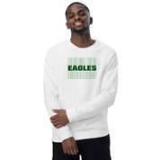 Eagles Unisex Soft Organic Cotton Raglan Sweatshirt