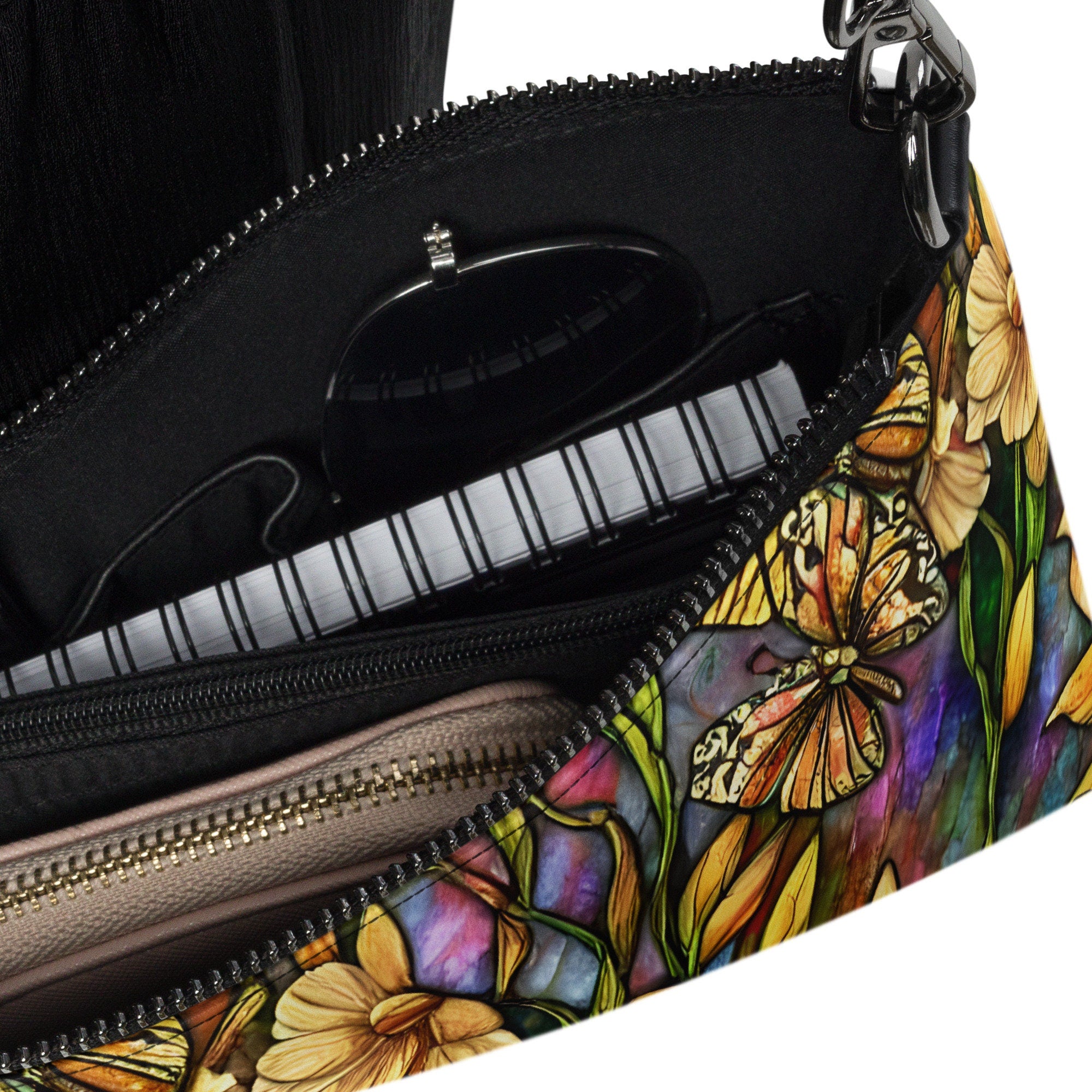 Creative Vibes 2 Luxury Look Faux Leather Crossbody bag
