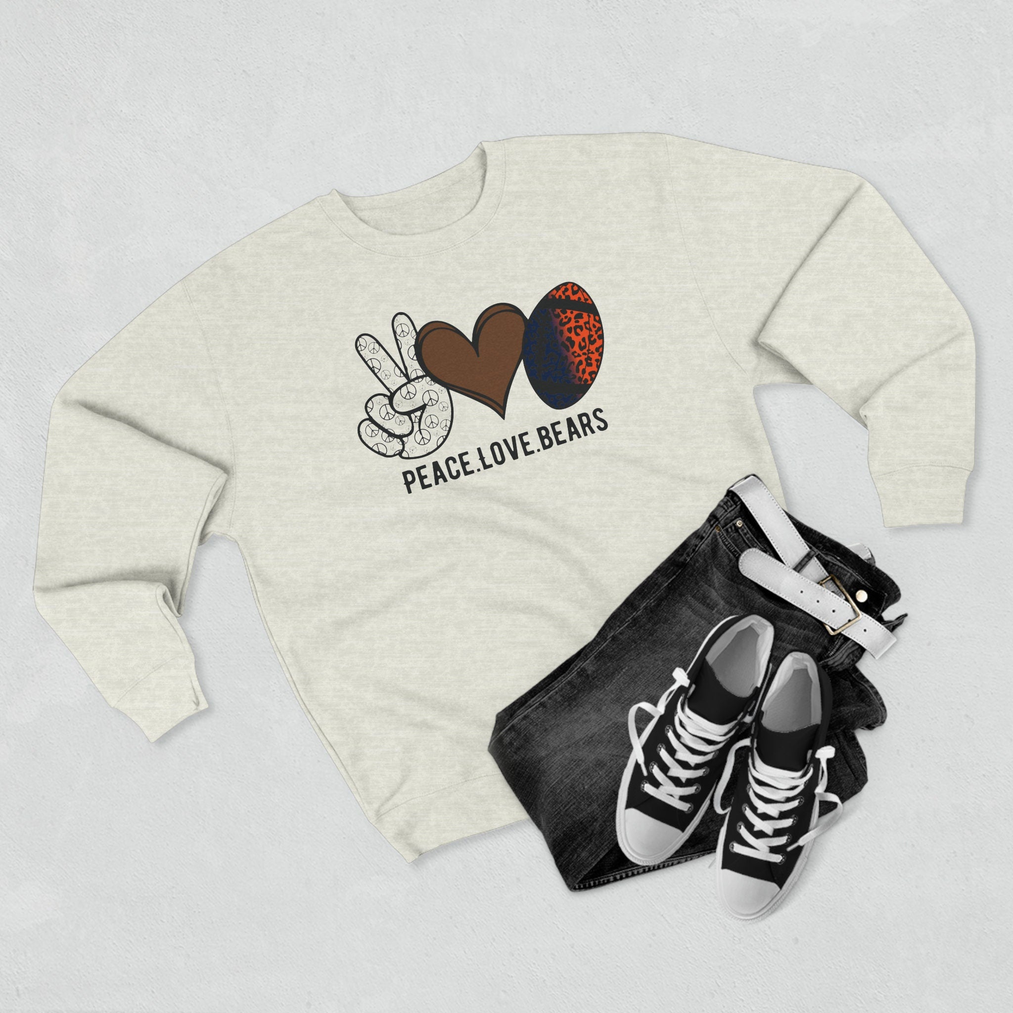 Bears Unisex Premium Soft Cotton Crewneck Sweatshirt