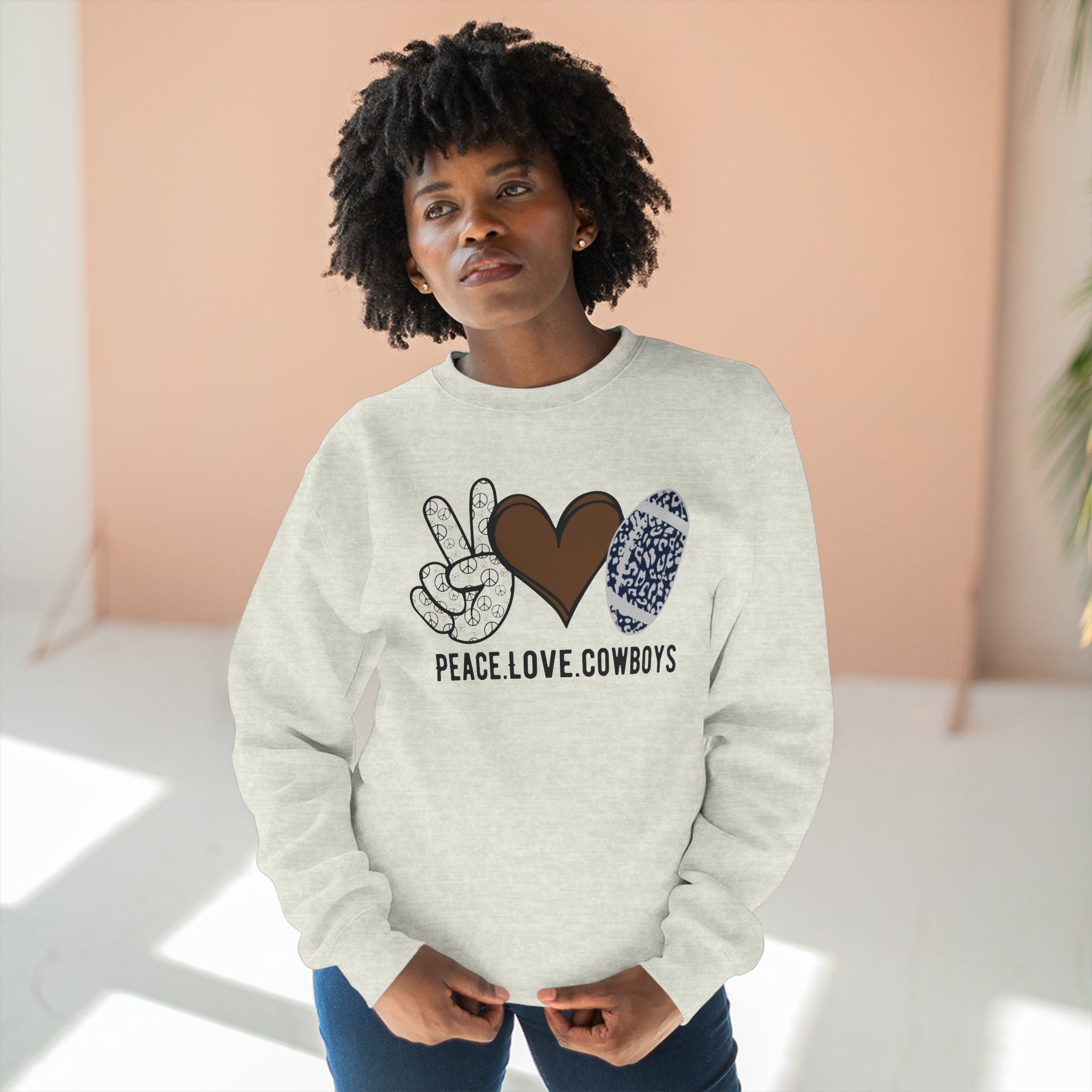 Cowboys Unisex Premium Soft Cotton Crewneck Sweatshirt