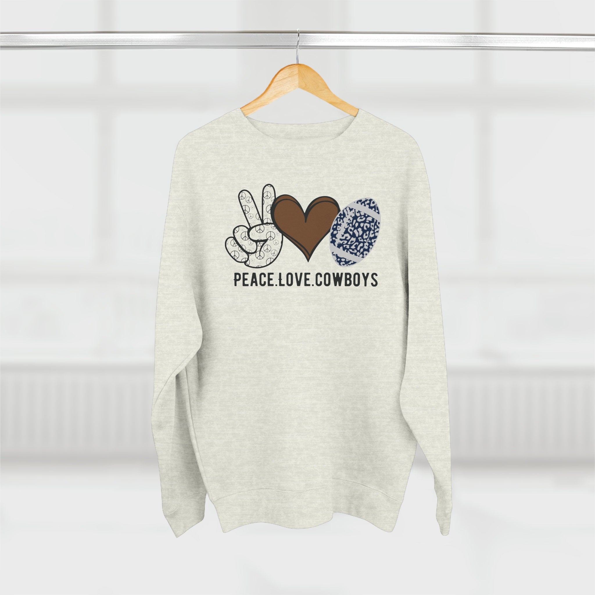 Cowboys Unisex Premium Soft Cotton Crewneck Sweatshirt