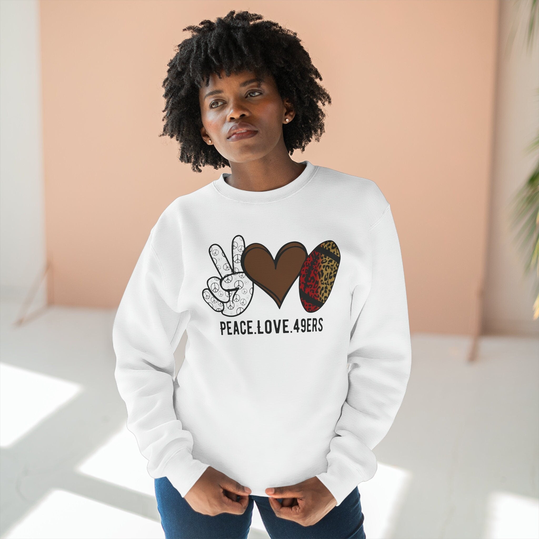 49ERs Unisex Premium Soft Cotton Crewneck Sweatshirt
