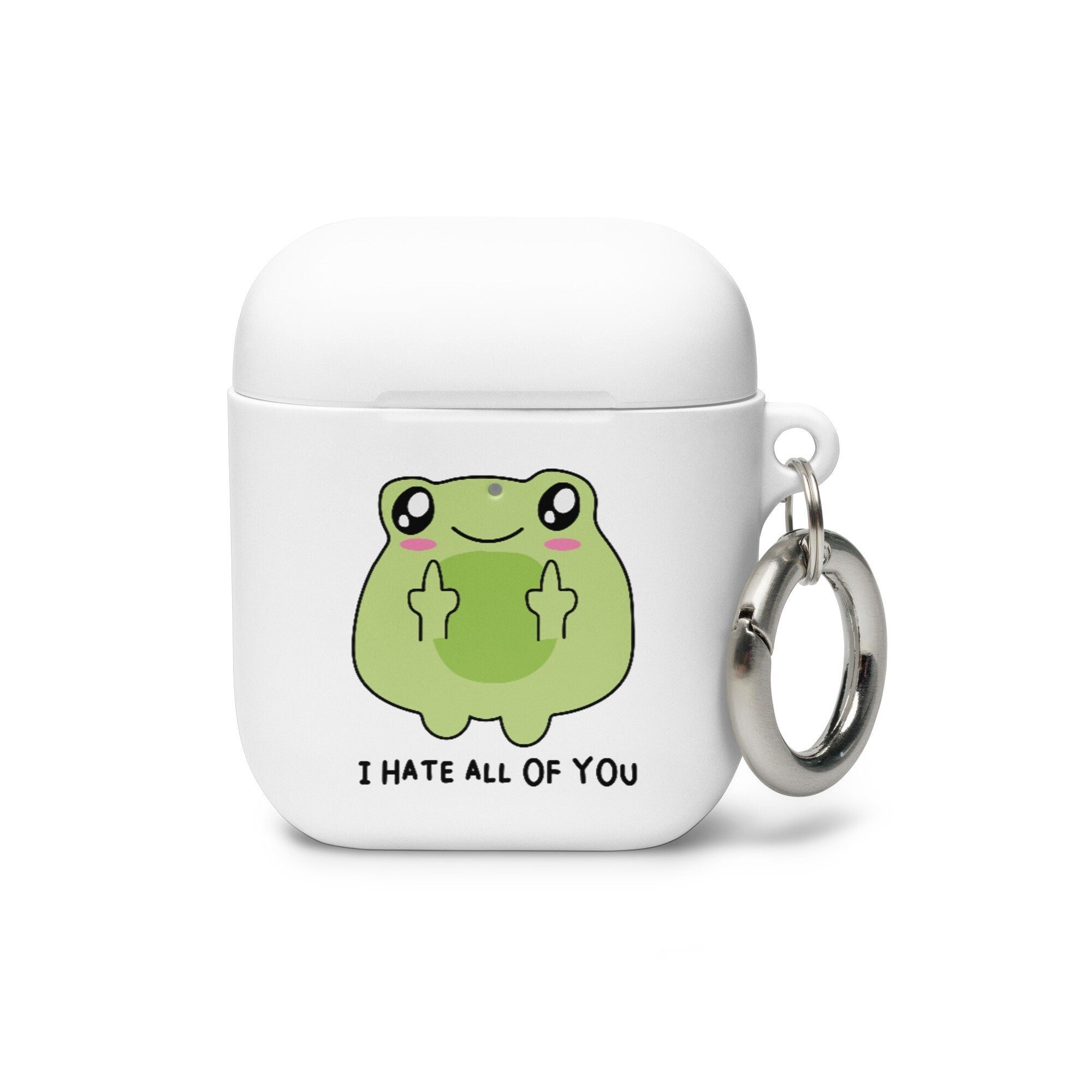 CV2 Boutique Funny Frog Design Rubber Case for AirPods®