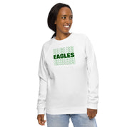 Eagles Unisex Soft Organic Cotton Raglan Sweatshirt