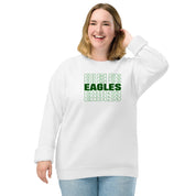 Eagles Unisex Soft Organic Cotton Raglan Sweatshirt